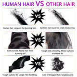 Glueless Curly Wigs Human Hair 7x5 Wear and Go Wig Human Hair Pre Plucked Pre Cut Black Deep Wave Closure Lace Front Wigs Human Hair 12a 220% Density Loose Curly Wig Bleached Knots for Women 28 Inch