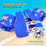 NEMONE Toddler Swim Vest for 22-70 lbs Kids Floaties Swim Jacket with Arm Water Wings for Girls Boys 2 3 4 5 6 7 Years Old Sea Beach Pool