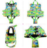 Pottwal Swim Vest for Kids - Swim Jacket for 1-2 Years (24-33LBS) - Buoyancy Aid Made of Neoprene & EPE - with Adjustable Crotch Strap
