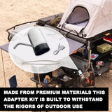 Water Pump Faucet Adapter Kit for Scepter，Camping Water Jug with Spigot for Camping and Emergency Water Jugs for Scepter Brand 10L 20L Jerry Can