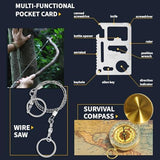 Gifts for Men Him Dad, Survival Kits and Equipment 14 Pcs, Christmas Stocking Stuffers, Anniversary Birthday Gifts for Husband Boyfriend Guy, Camping Essentials, Cool Gadgets for Men