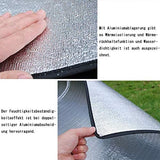 Camping Mat Foam Foil Blanket for Camping Foam Pad Insulating Foil Mat Sleeping Tent Pad Thermal Aluminum Camping mat for Reflecting Heat