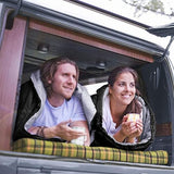 CANWAY Double Sleeping Bag Flannel for Adults Cold Weather Queen Size Two Person Sleeping Bags for Camping with 2 Pillows