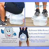 WaterStorageCube BPA Free Collapsible Water Container with Spigot, Camping Water Storage Carrier Jug for Outdoors Hiking Backpack & Survival Kit, Foldable Portable Water Canteen 1.3/2.6/5.3 Gallon