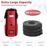 AOLEBA Arborist Rope Storage Bag Tree Climbing Rock Rope Bucket Backpack Rope Storage Bag Large Capacity 1680D Thicken Nylon Material with Hand Straps, Side Pockets