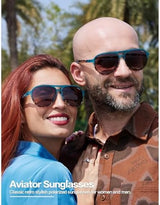 Polarized Aviator Sunglasses for Women Men Retro Trendy Sports Sunglasses for Outdoor UV400 Protection
