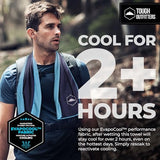 Tough Outdoors Cooling Towel - Cooling Towels for Neck & Face - Ice Wrap & Sweat Rag for Camping Gym Yoga & Sports - Workout Towel for Gym Sweat - Cool Towels for Extreme Heat