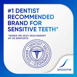 Sensodyne Repair and Protect Whitening Toothpaste, Toothpaste for Sensitive Teeth and Cavity Prevention, 3.4 oz (Pack of 4)