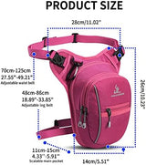 Peicees Leg Bag for Men Fanny Packs Women Men Outdoor Thigh Bags Motorcycle Ride Crossbody Backpack