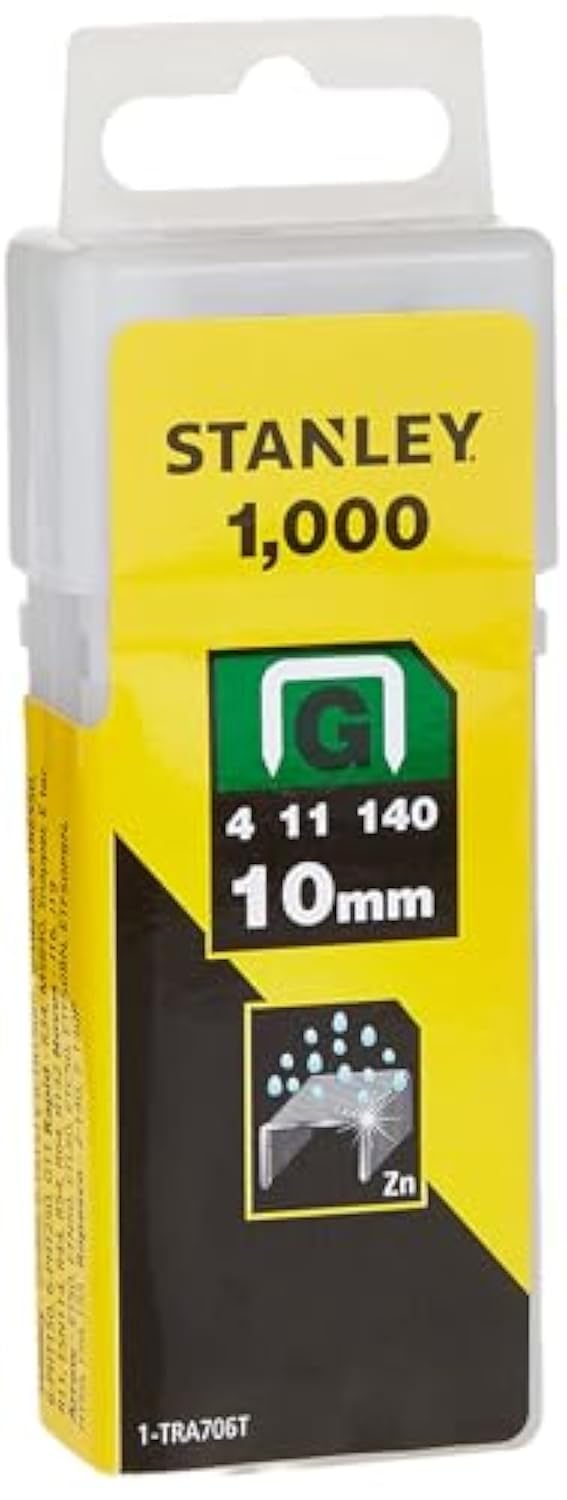 Stanley 1-TRA706T Type G Staples (1000 Piece), Silver