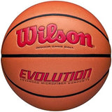 WILSON Evolution Indoor Game Basketballs - Size 5, Size 6 and Size 7
