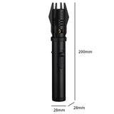 Torch Lighter, Bright Fire Lighter with Safety Lock and Adjustable Red/Blue Flame, Refillable Butane Gas Windproof Jet Flame Cool Lighters, for Candles Campfires BBQ Baking, Camping, Gift