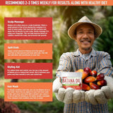 Batana Oil for Hair Growth: 100% Pure & Organic Raw Botana Oil from Honduras – Natural Hair & Scalp Care for Thicker, Stronger Hair – Best for Men & Women - 4 FL OZ