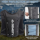 Running Hydration Vest - 5L, with 1.5L Water Bladder, Lightweight for Hiking and Cycling