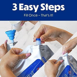 Cooler Shock Reusable Ice Packs for Cooler - Long Lasting Cold Freezer Packs for Coolers and Lunch Boxes - Cooler Ice Packs for Camping Gear, Fishing, Road Trips, Beach Must Haves