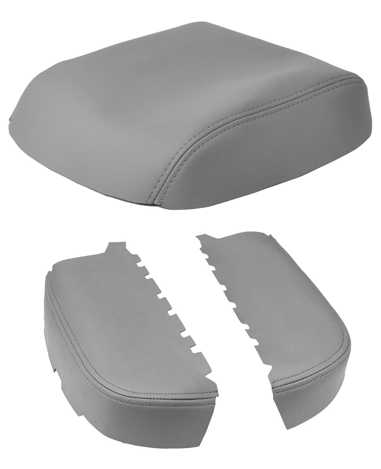 ISSYAUTO Center Console Cover and Front Door Panel Armrest Cover Kit Compatible with 2009-2015 Pilot, Gray Armrest Replacement. Must-Have Christmas Thanksgiving Gifts for Men Women.