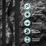 TECEUM 1" & 1.5" & 2" Webbing – 10 25 50 Yards – 40+ Colors – Heavy Duty 1 Inch 1.5 Inch 2 Inch Webbing for Climbing Outdoors Indoors Crafting DIY