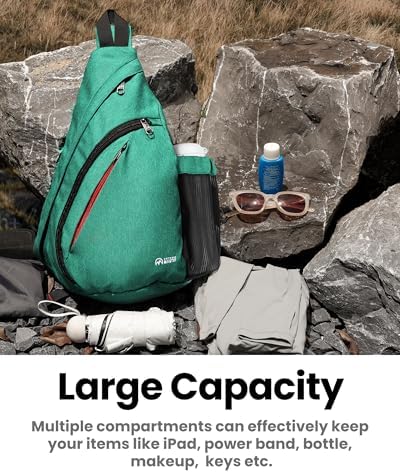 OutdoorMaster Sling Bag, Hiking Daypack, Crossbody Shoulder Chest Urban Outdoor Travel Backpack for Women & Men