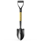 HIGHLIGHT Small Kids Shovel for Digging, 28Inch Wooden D Grip Round