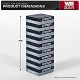 Wild Sports NCAA Pro Football Tabletop Stackers Block Game for College Football Fan, Dorm Game, Tailgate