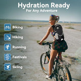 Hydration Pack,Hydration Backpack with 2L Hydration Bladder Lightweight Running Water Backpack for Women Men