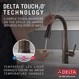 Delta 9113T-RB-DST Essa Kitchen Faucet, Touch2O, Venetian Bronze