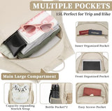 ZOMFELT Hiking Backpack for Women Men, 15L Packable Small Travel Backpack for Trip, Water Resistant Lightweight Backpacks