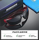 Nitrogen Polarized Wrap Around Sport Sunglasses for Men Women UV400 Protection Sun Glasses