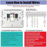 Non-Programmable Thermostats for Home Conventional Single-Stage Systems, up to 1 Heat/ 1 Cool (with Green Backlight)