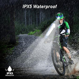 Headlamp Flashlight, 2-Pack Super Bright LED Rechargeable Headlight - Spotlight&Floodlight Combination,Sensor Control, 8 Modes,IPX5 Waterproof, 20+Hrs Runtime for Camping-Blue