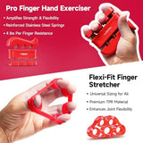 FitBeast Grip Strengthener Forearm Strengthener Hand Grips Strengthener Kit - 5 Pack Adjustable Resistance