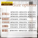 Barossa Design Clawfoot Tub Shower Curtain with 12 Magnets - 36 Metal Hooks Included, 180" W x 70" H Wrap Around, Waterproof PEVA, Metal Grommets - Frosted, 180x70