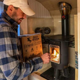 50lb Fatwood Fire Starter Sticks, Firestarters for Fire Pit, Campfire, Wood Stoves, Fireplaces & Bonfire, Easy Start with Just 2 Sticks Burns in All Weather Conditions by Billy Buckskin (50 Pound Bag)