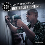 Energizer HDL40 LED Headlamp, 500 Lumen, IPX7 Waterproof, Multi-Colored Headlamp, Hands-Free Light, Batteries Included