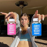 Curvy Body Bears Gummies Combo Pack - Chest and Bum Gummies - Workout Aid - Women’s Support Supplement - Berry Flavored - Essential Herbs - Multivitamins