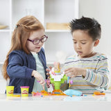 Play-Doh Buzz 'n Cut Fuzzy Pumper Barber Shop Set, Electric Buzzer, 5 Colors of 2-Ounce Cans, Preschool Toys, Christmas Gifts Girls & Boys, Ages 3+ (Amazon Exclusive)