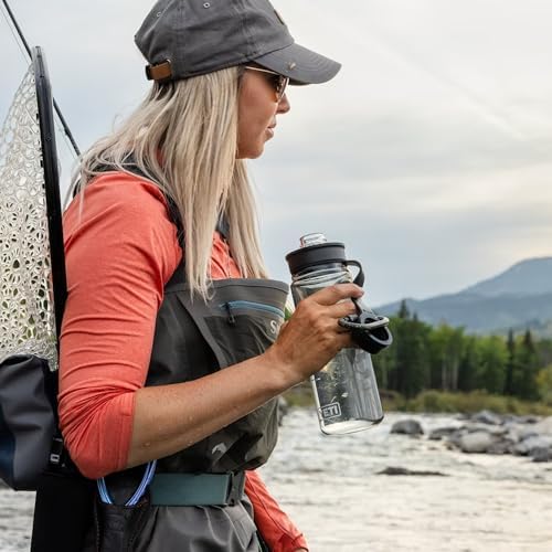 YETI Yonder Water Bottle with Yonder Tether Cap, Lightweight, Leakproof and BPA-Free