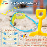 Seago Swim Goggles 2 Pack Anti-Fog Anti-UV Wide View Swimming Goggles for Kids 3-15