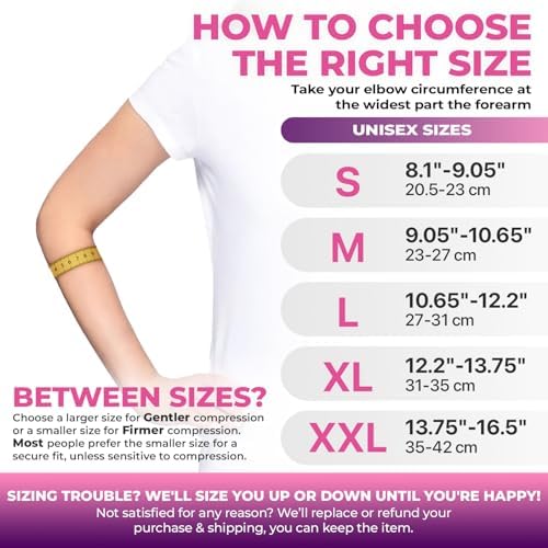 DR. BRACE® Elite Elbow Brace Support, Breathable Elbow Compression Sleeve with Gel Pad for Golfer's, Tennis Elbow & Tendonitis Treatment & Pain Relief 2024