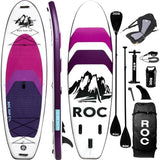 Roc Inflatable Stand Up Paddle Boards 10 ft 6 in with Premium SUP Paddle Board Accessories, Wide Stable Design, Non-Slip Comfort Deck for Youth & Adults