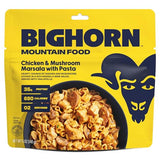 BIGHORN Mountain Food Chicken And Mushroom Marsala with Pasta - Premium Freeze Dried Meals for Camping Food - Dehydrated Camping Food for Backpacking Meals - 2 Servings