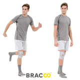 Bracoo Knee Support Brace for Men Women, Adjustable Compression Sleeve Wrap Patellar Pad Tendon - Arthritis Pain, meniscus tear, Injury Recovery, Running, Workout, KS10
