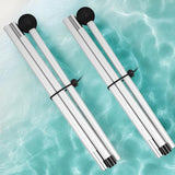 2 Packs Replacement Beach Tent Poles,Aluminum Canopy Foldable Poles