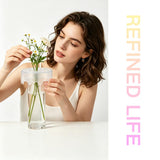Silicone Flower Arranging Grid, Reusable Stretch Floral Grid Arranger, Clear Flexible Silicone Spiral Stem Holder for Outdoors and Indoors Easy Ikebana Vase Arrangement (2 PCS)