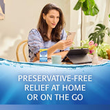 REFRESH OPTIVE Preservative-Free Artificial Tears Lubricant Eye Drops, 0.01 fl oz (0.4 mL), 60 Single-Use Containers