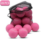 Tennis Balls, 20 Pack Training Tennis Balls,High Elasticity Practice Tennis for Beginner, Exercise Playing Balls for Pet Dog
