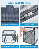 Paxiland Clear Bag for Stadium Events 12x6x12, Clear Tote Bag with Reinforced Strap, Transparent Bag for Sports Concert