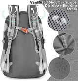 ZOMAKE Lightweight Packable Backpack 30L, Foldable Hiking Backpacks Water Resistant Compact Folding Daypack for Travel(Dimgray)