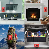 Fire Blankets Emergency for Home - 4 Pack 40"x40" Fire Blanket for Home and Kitchen, Fire Retardant Blankets, Fiberglass Fire Blanket, Fire Extinguisher for Home, Fireproof Blanket for Camping