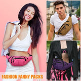 Kajaia 14 Pcs Fanny Pack Bulk 80s 90s Waterproof Crossbody Waist Bag Traveling Running Exercise Waist Pack with Adjustable Belt Holographic Bum Bag for Women Men Travel Rave(Novelty Style,Colorful)